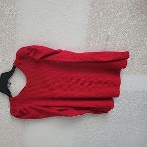 New Red long sleeve Top